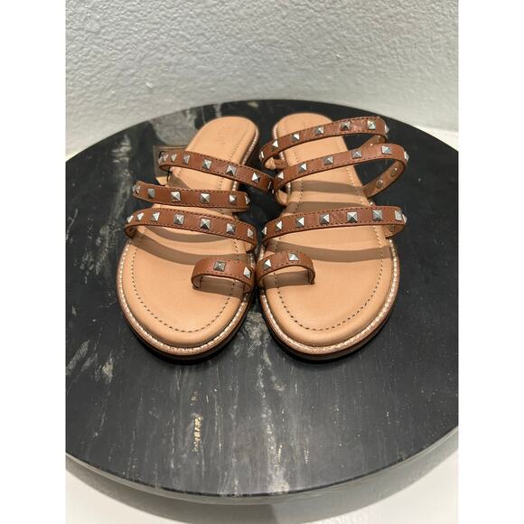 CREVO New $79 Polly Studded Strappy Sandal Leather Uppers - Picture 4 of 11